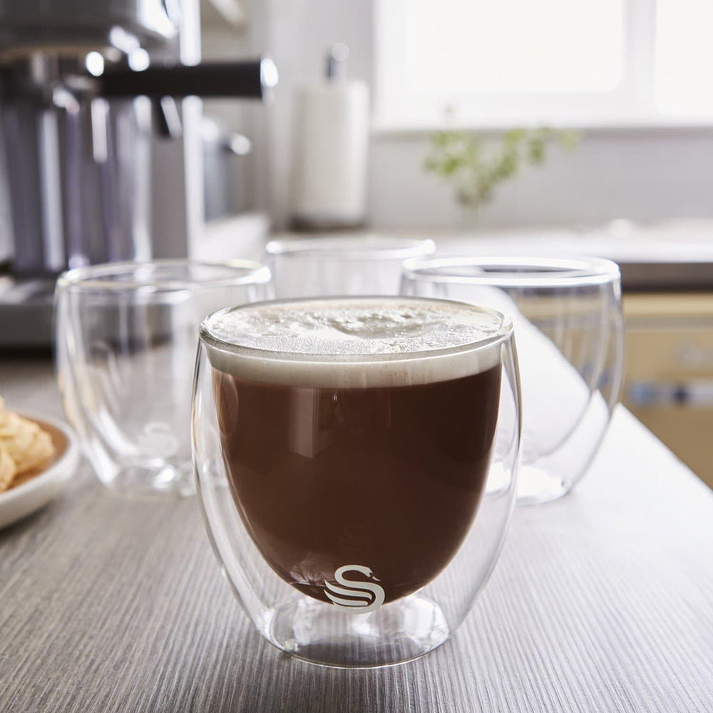 250ml Cappuccino Double Walled Glasses
