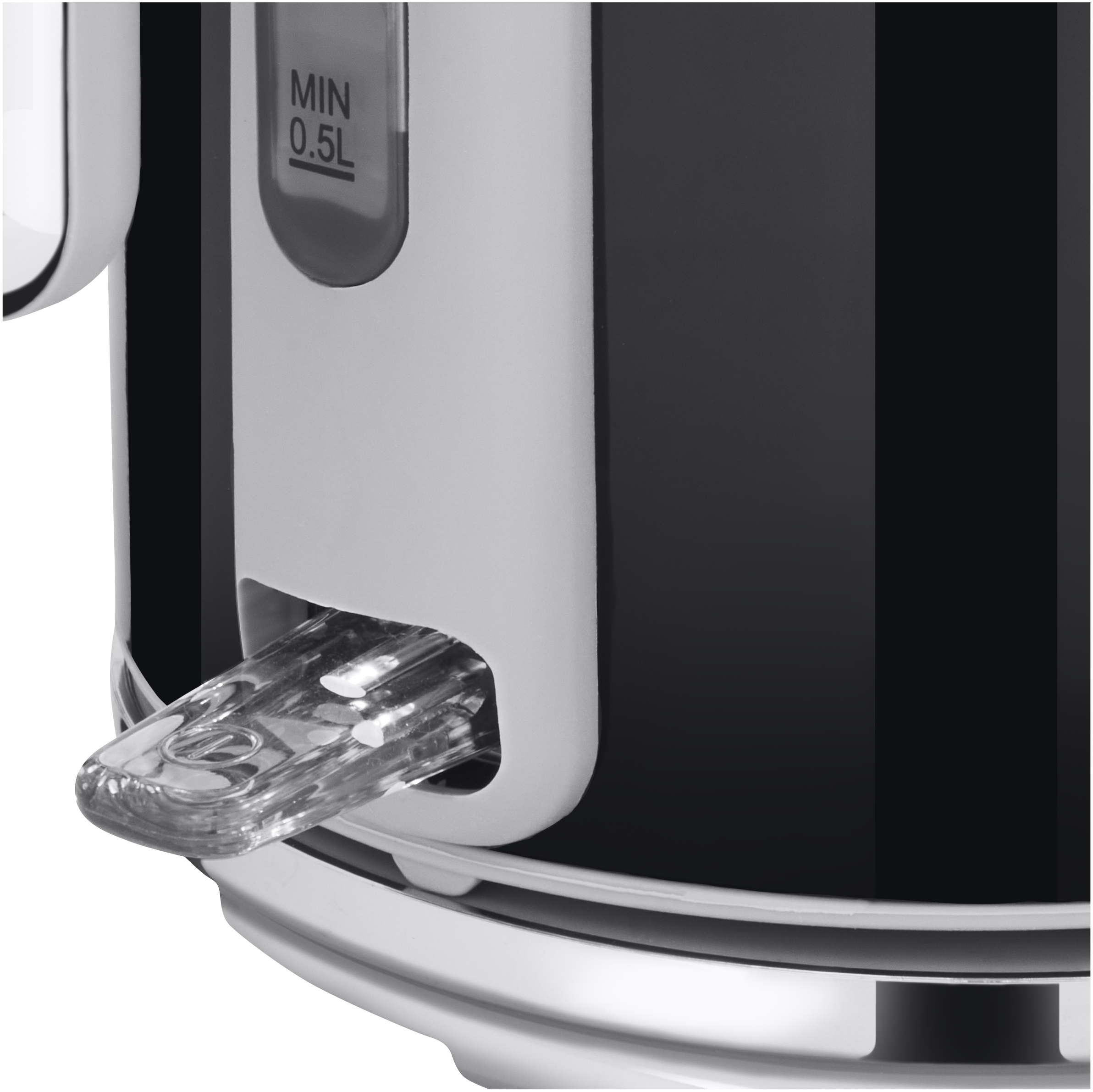 Swan Retro Glossy Black Kettle
