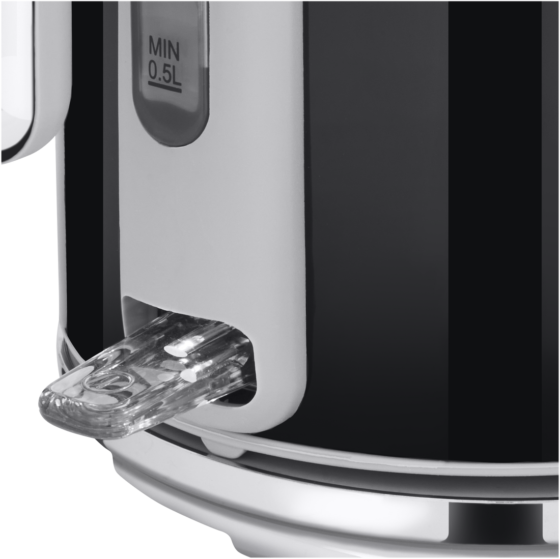 Swan Retro Glossy Black Kettle