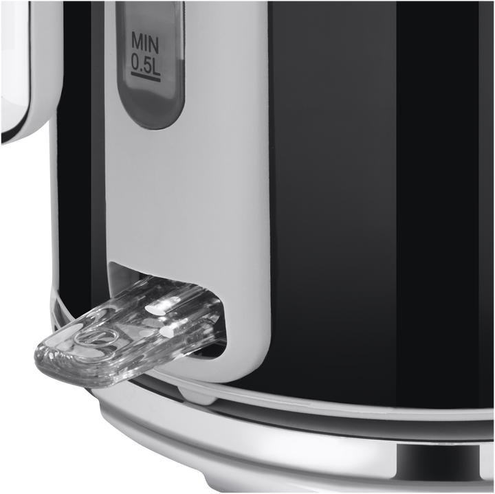Swan Retro Glossy Black Kettle