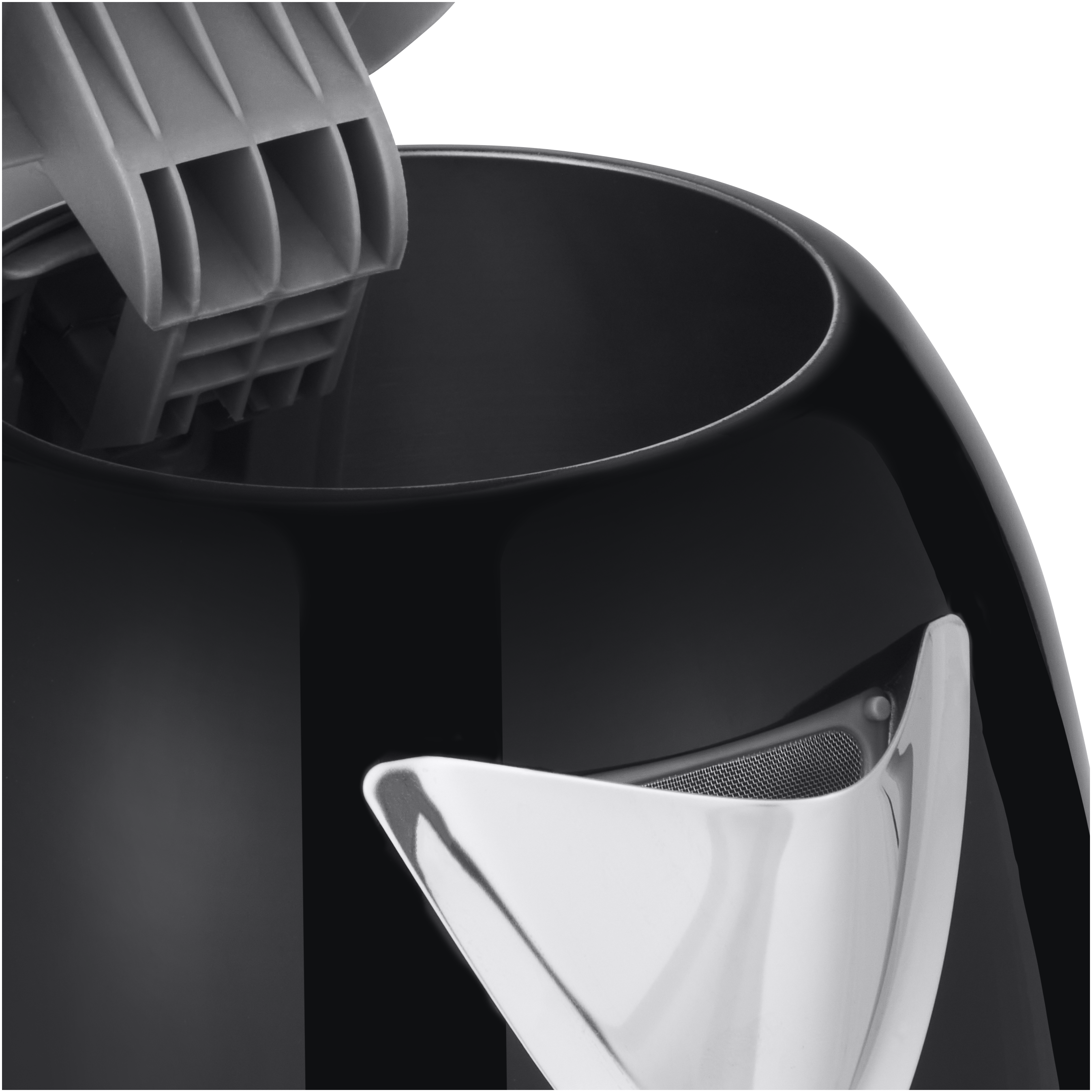 Swan Retro Glossy Black Kettle