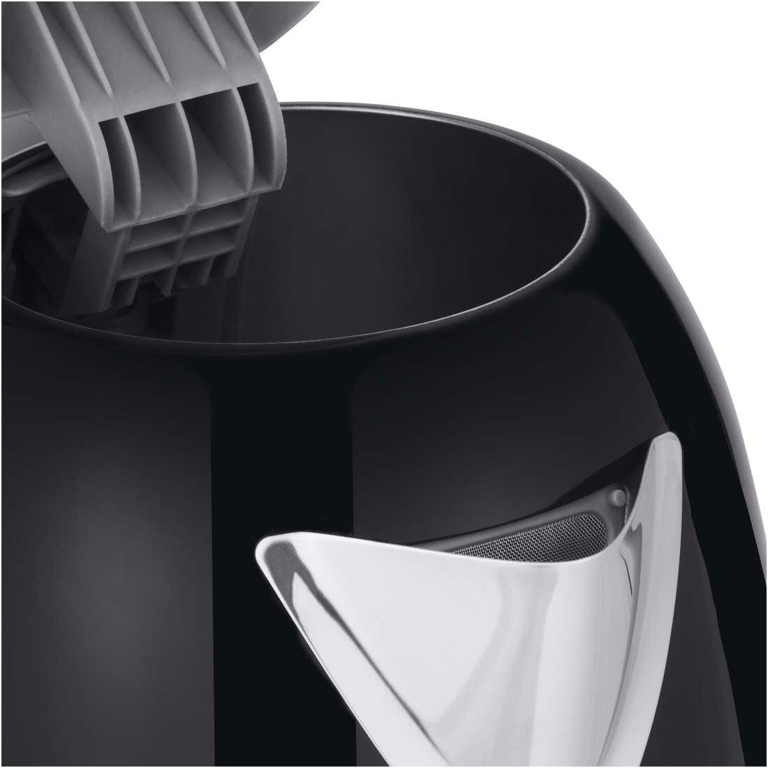 Swan Retro Glossy Black Kettle