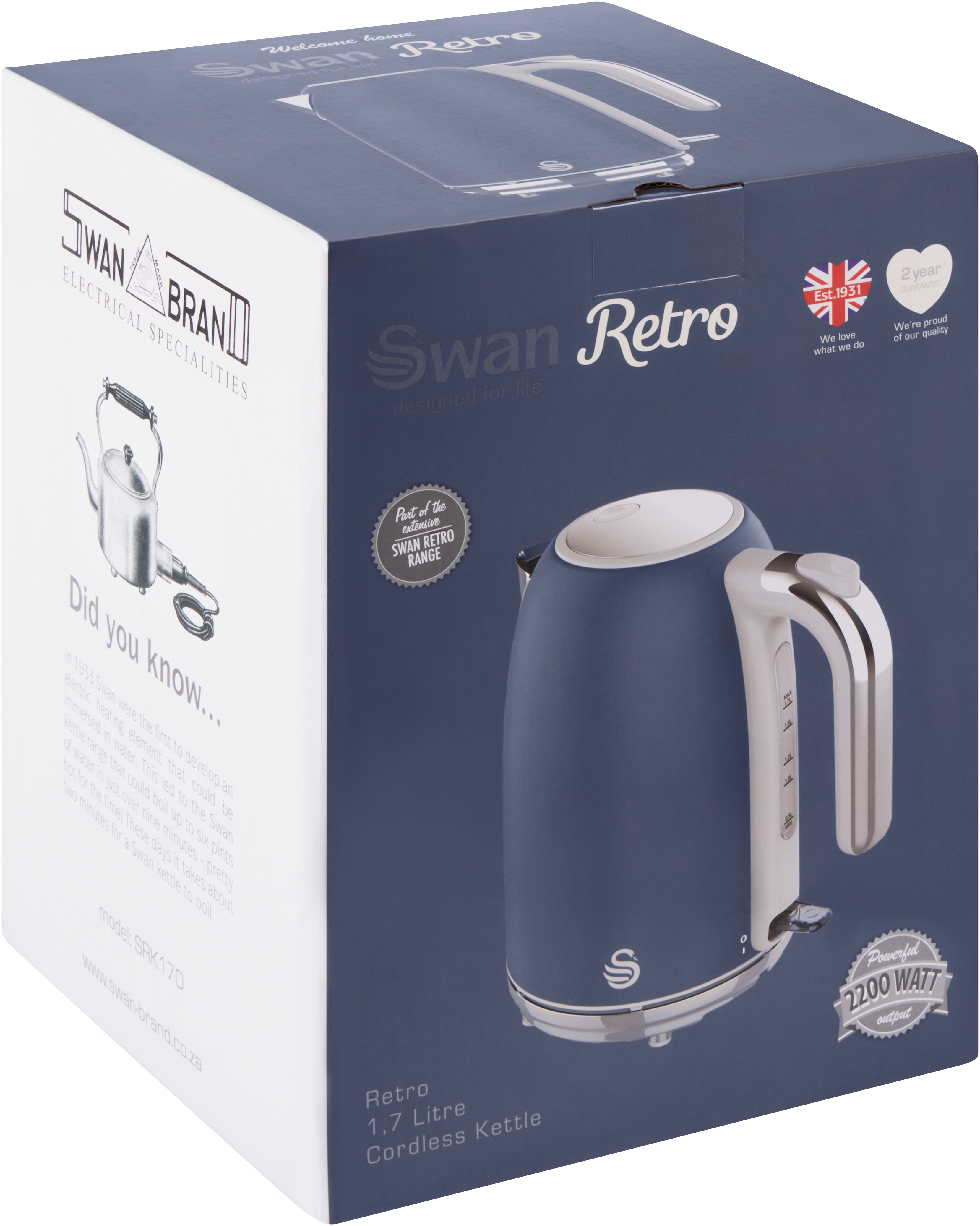 Swan Retro Oceanic Kettle
