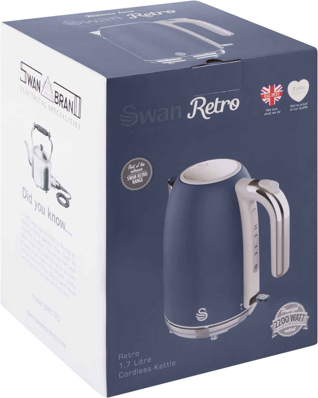Swan Retro Oceanic Kettle