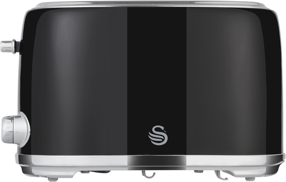 Swan Retro Toaster Glossy Black