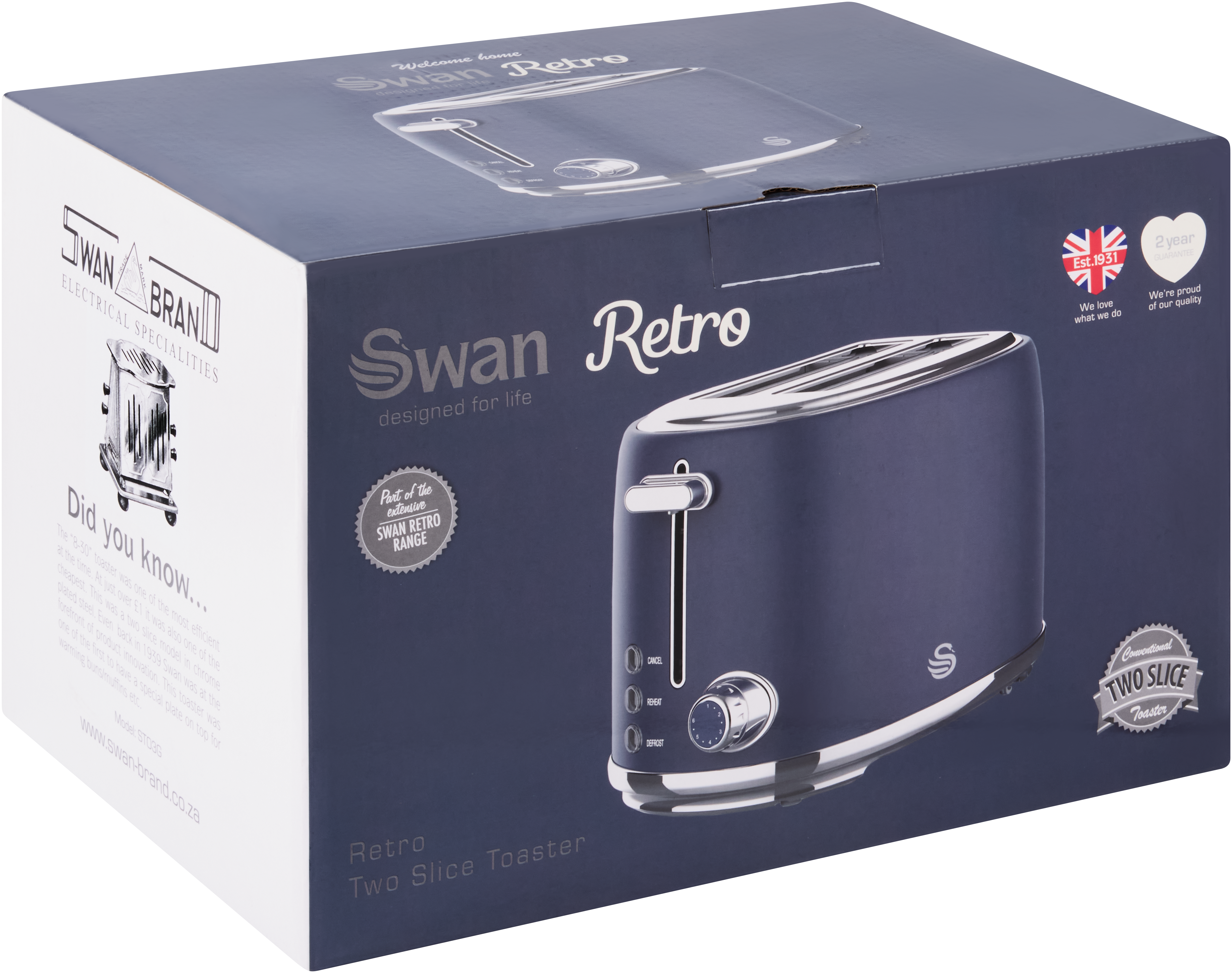 Swan Retro Oceanic Toaster