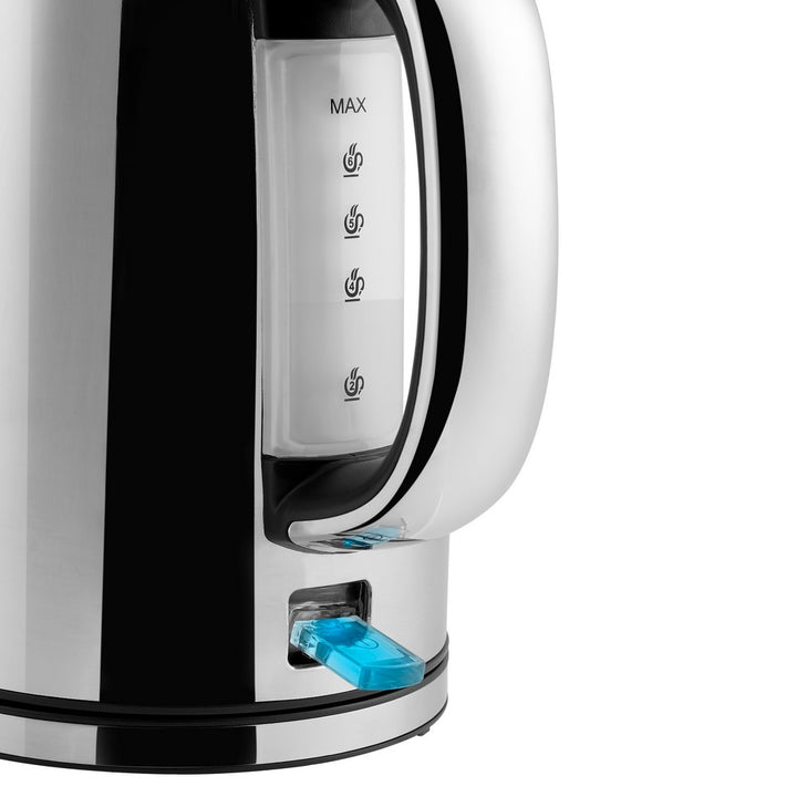 Classic 1,7 Litre Polished Stainless Steel Cordless Kettle