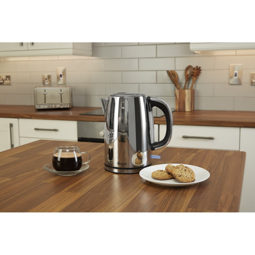 Classic 1,7 Litre Polished Stainless Steel Cordless Kettle