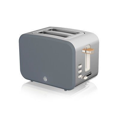 Swan Nordic 2 Slice Toaster - Slate Grey