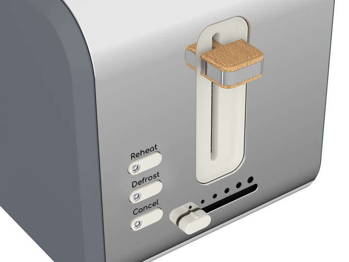 Nordic 2 Slice Stainless Steel Toaster