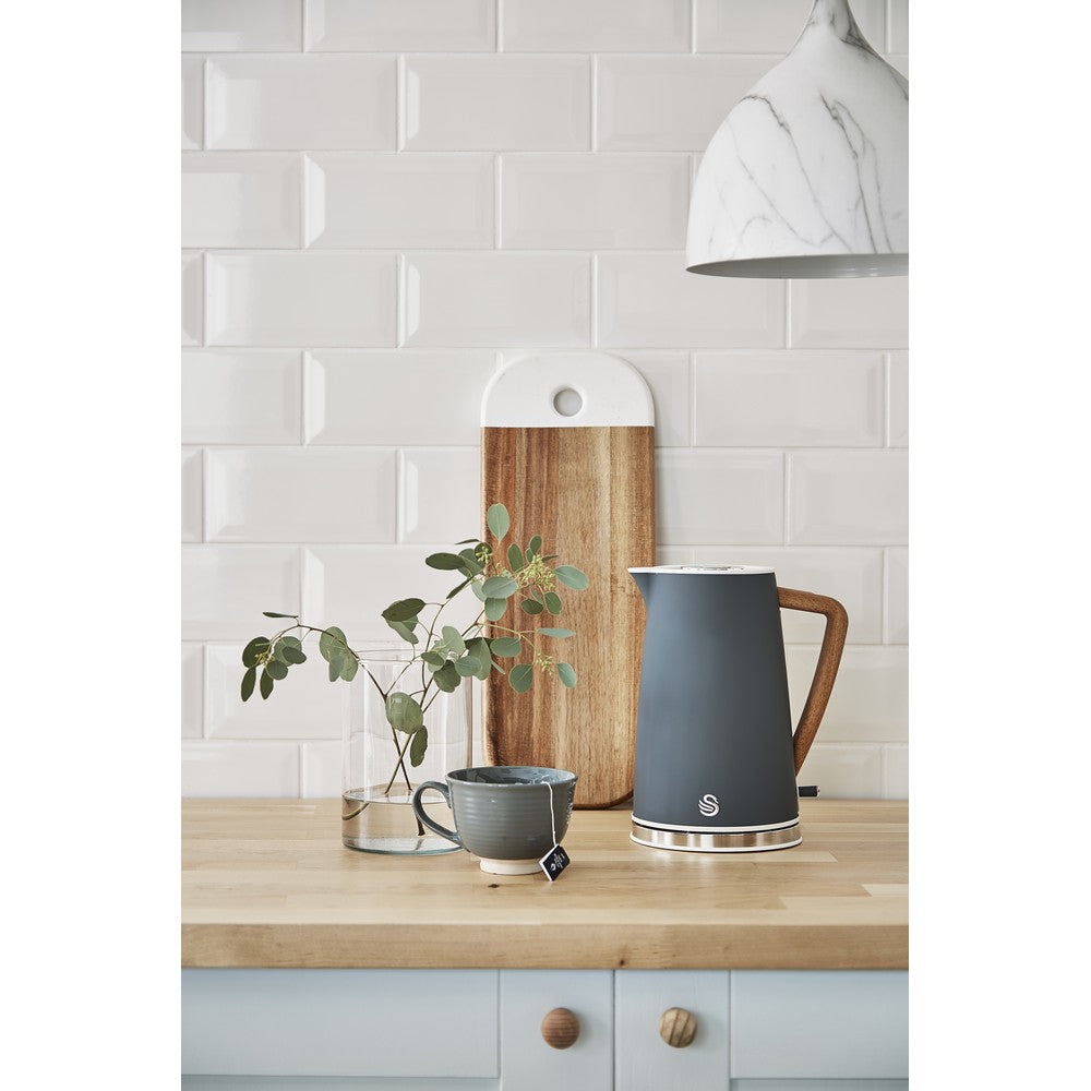 Swan Nordic 1.7L Cordless Kettle - Slate Grey