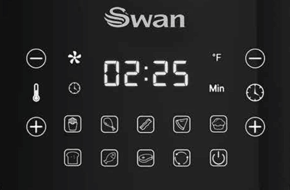Swan 8,5 Litre Classic Stainless Steel Digital Air Fryer