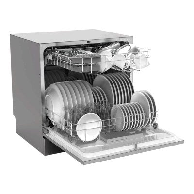 Swan Dishwasher 8 Place - Silver