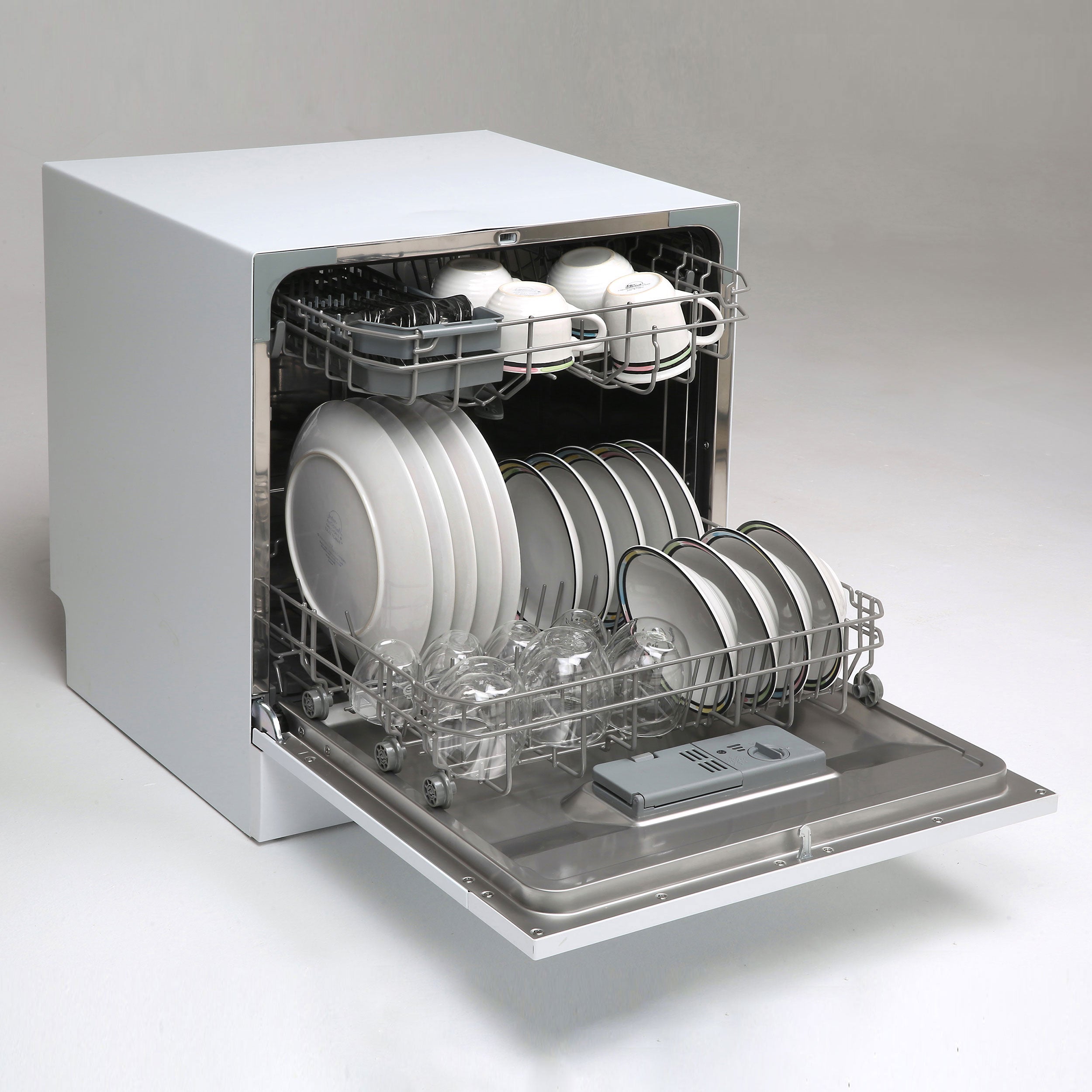 Swan White 8 Place Countertop Dishwasher