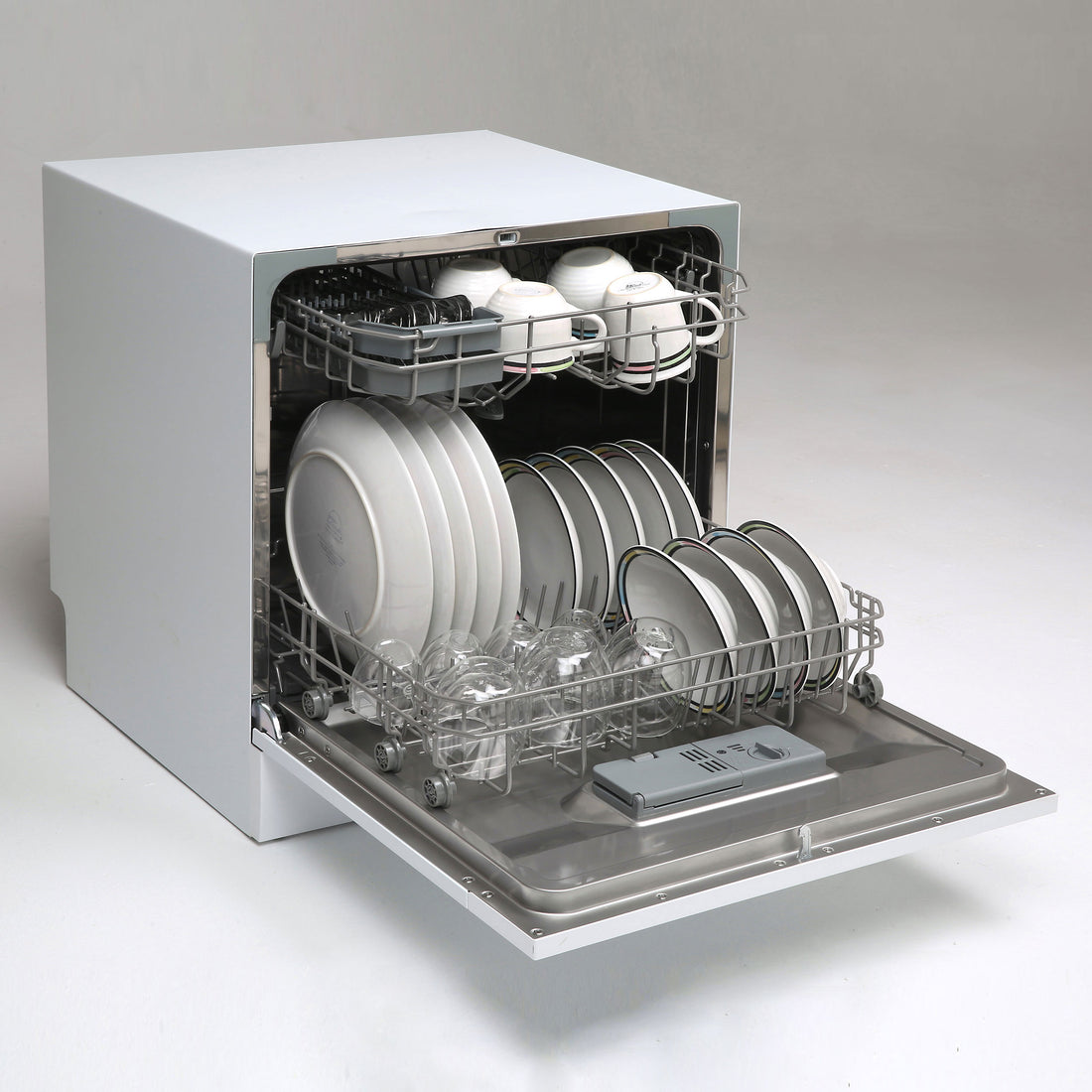 Swan White 8 Place Countertop Dishwasher