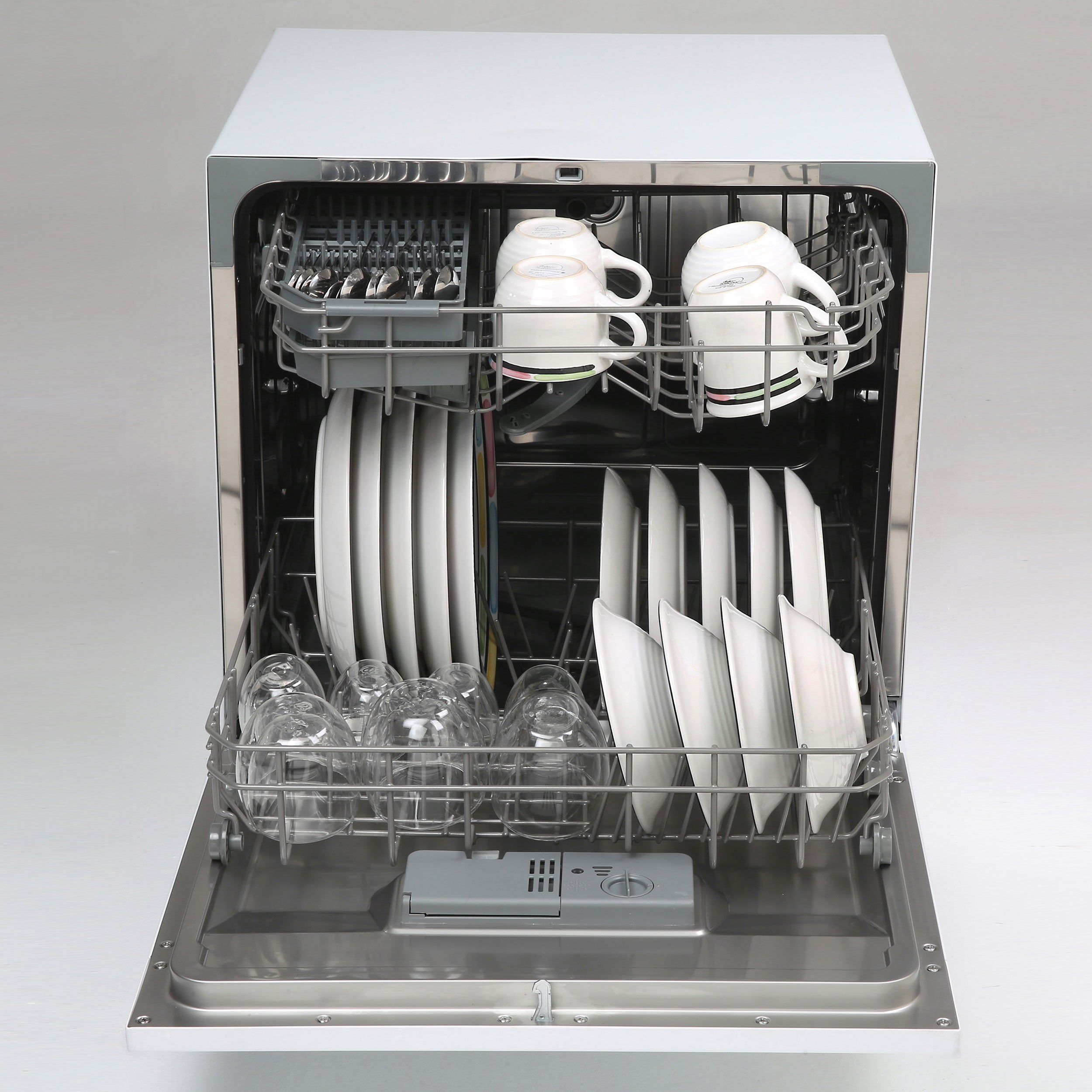 Swan White 8 Place Countertop Dishwasher