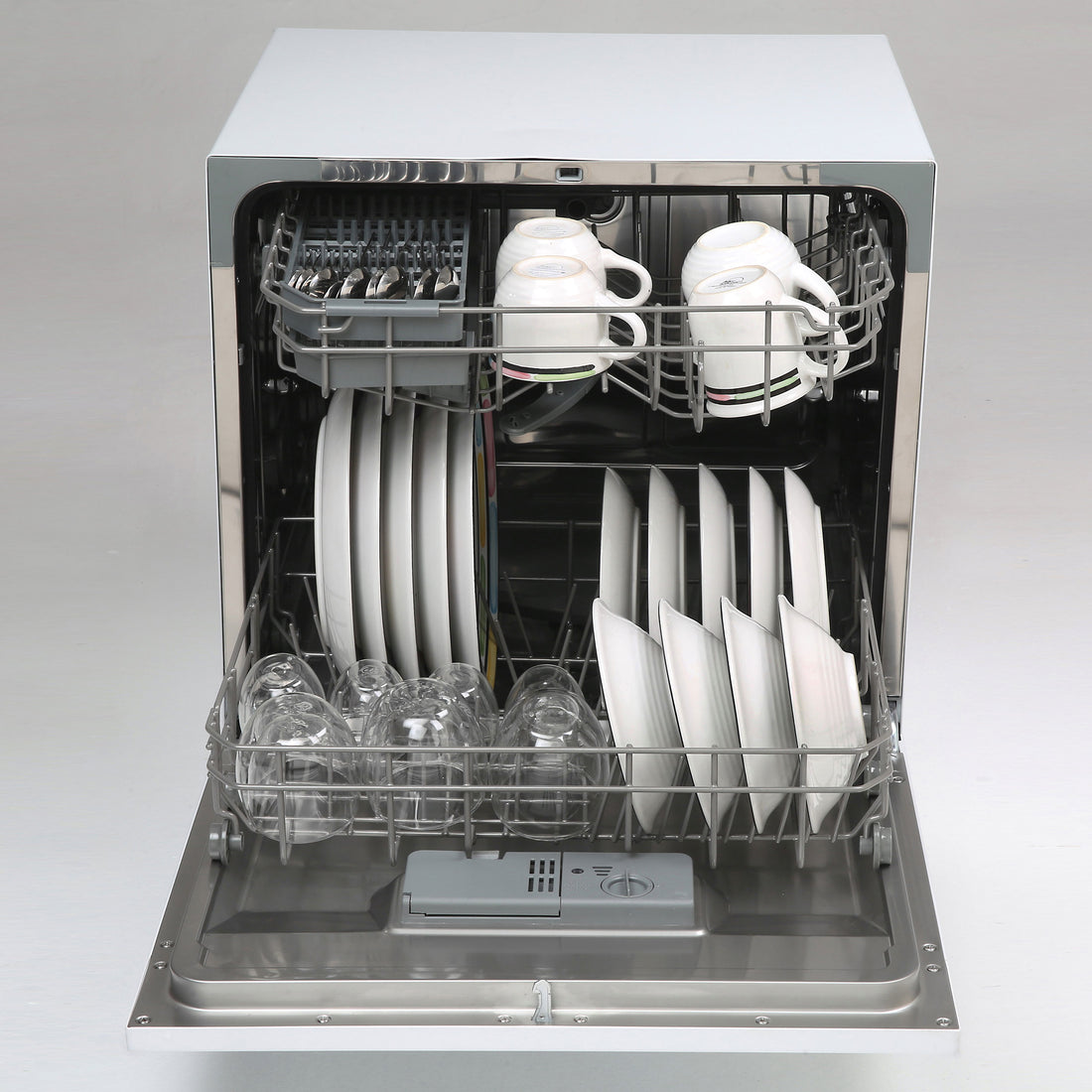 Swan White 8 Place Countertop Dishwasher