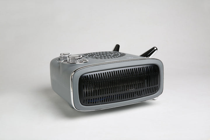 Swan Retro Grey Fan Heater