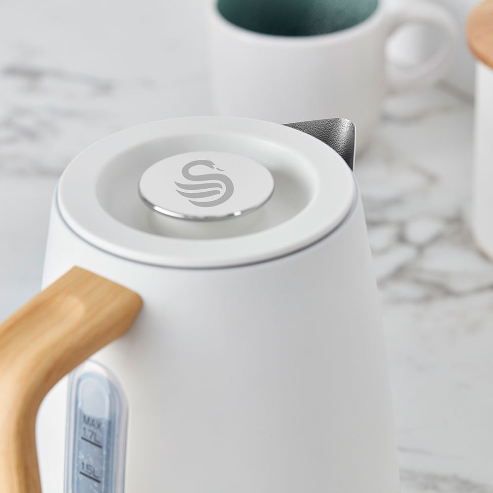 Fjord White Fast Boil 1,7 Litre Cordless Kettle