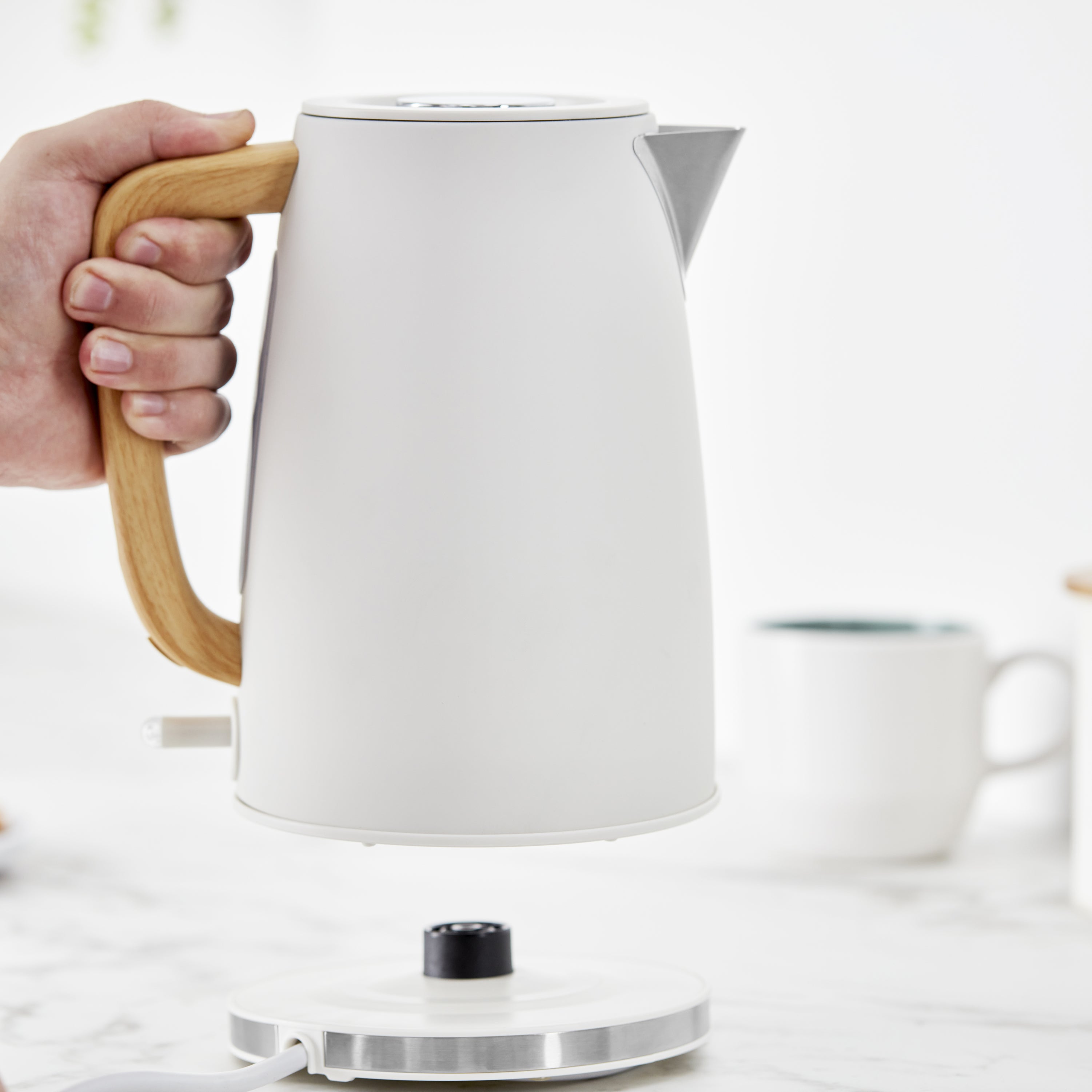 Fjord White Fast Boil 1,7 Litre Cordless Kettle