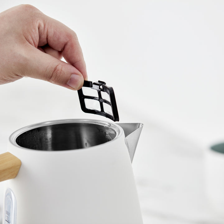 Fjord White Fast Boil 1,7 Litre Cordless Kettle
