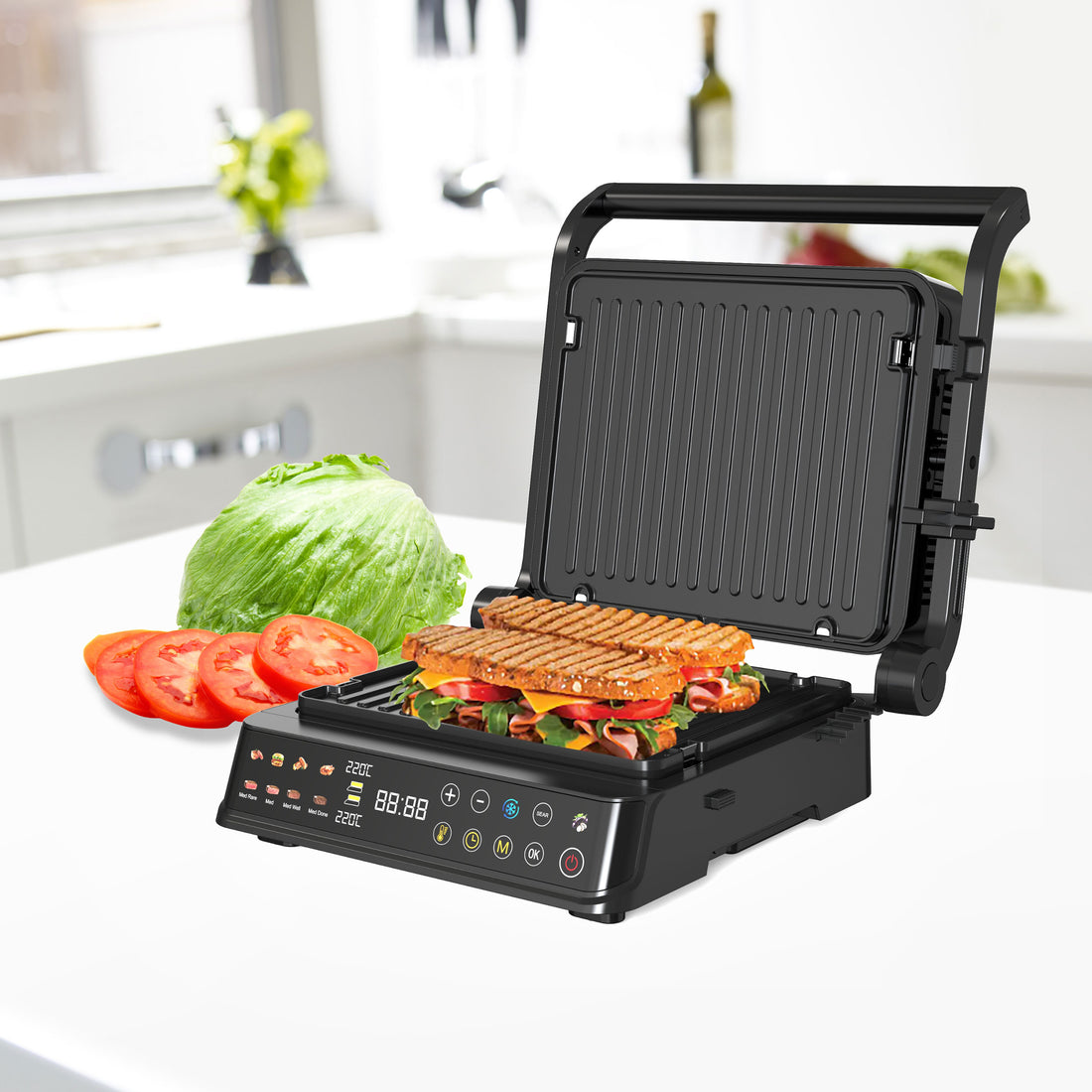 Swan 4 Slice Contact Grill