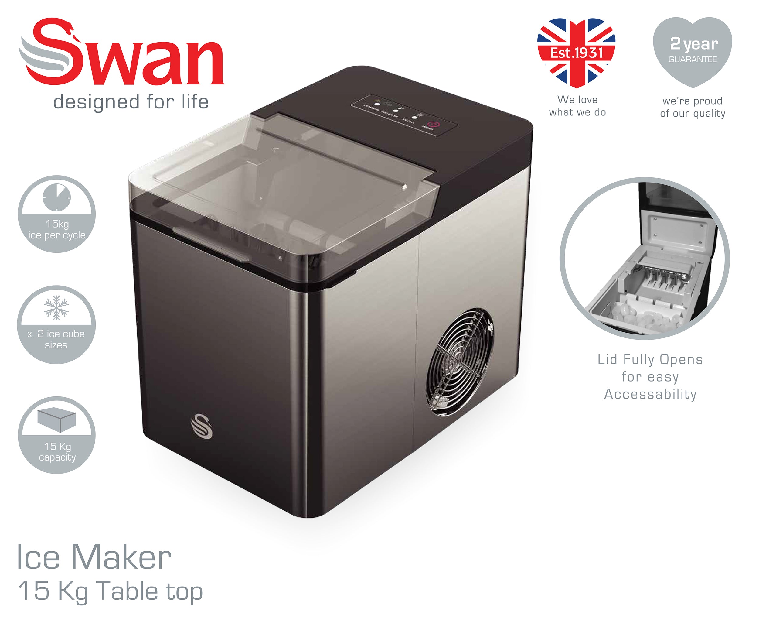 Swan 15KG Ice Maker