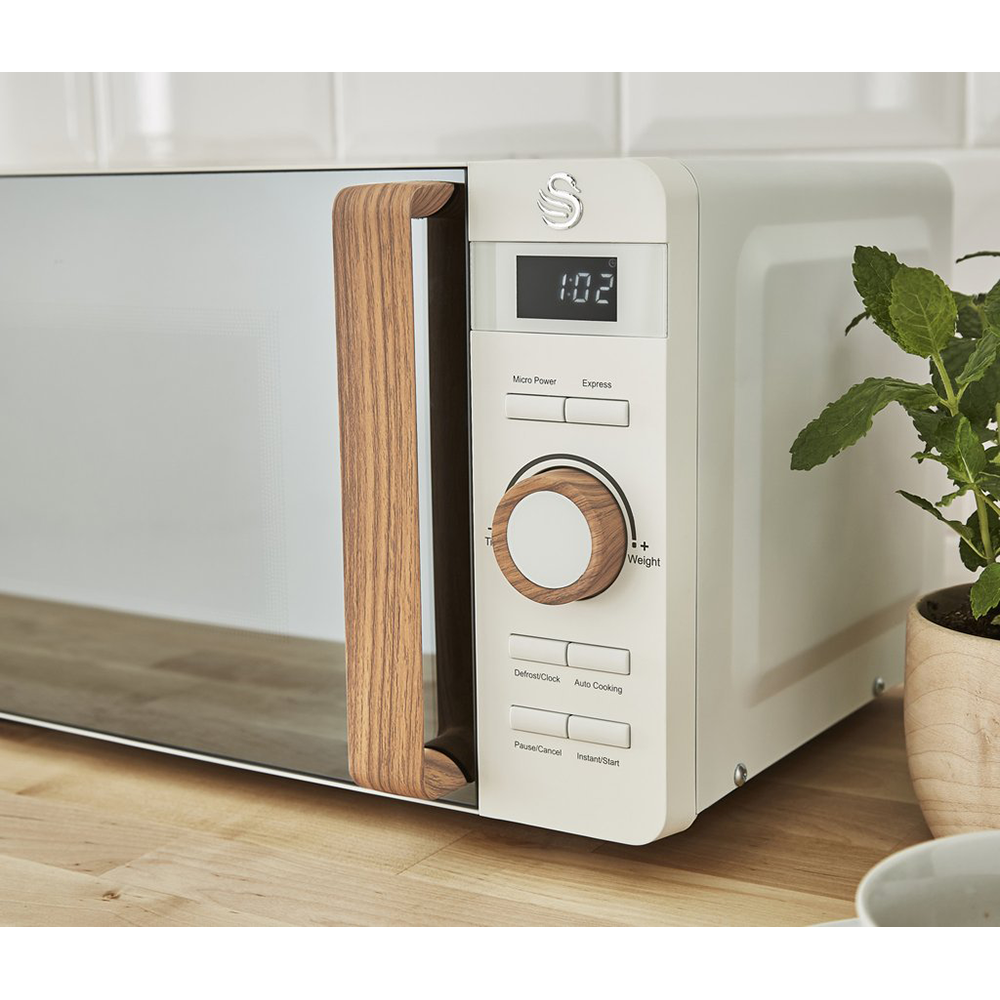 Nordic White 20 Litre Electronic Microwave Oven