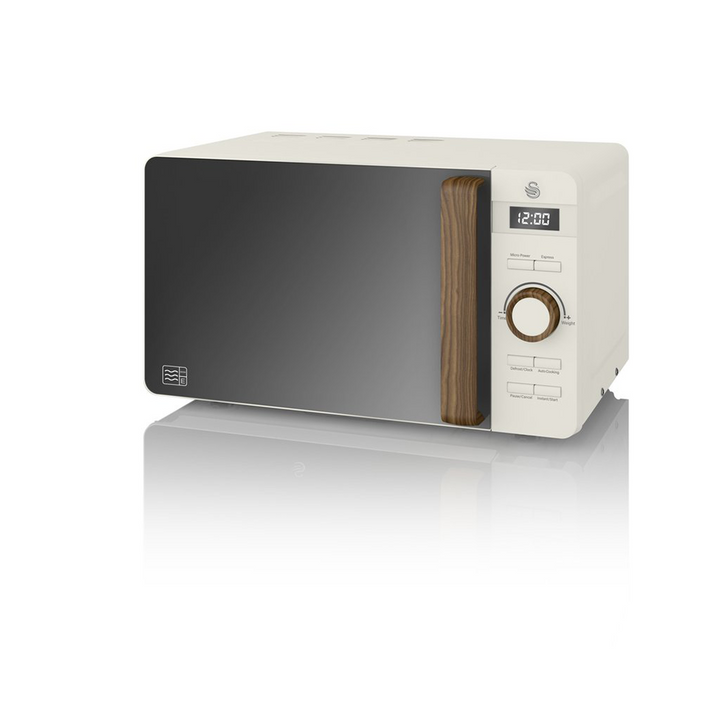 Nordic White 20 Litre Electronic Microwave Oven