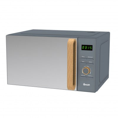 Swan 30L Microwave Oven - Nordic Slate Grey