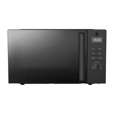 Swan 30L Microwave Oven - Black Stealth