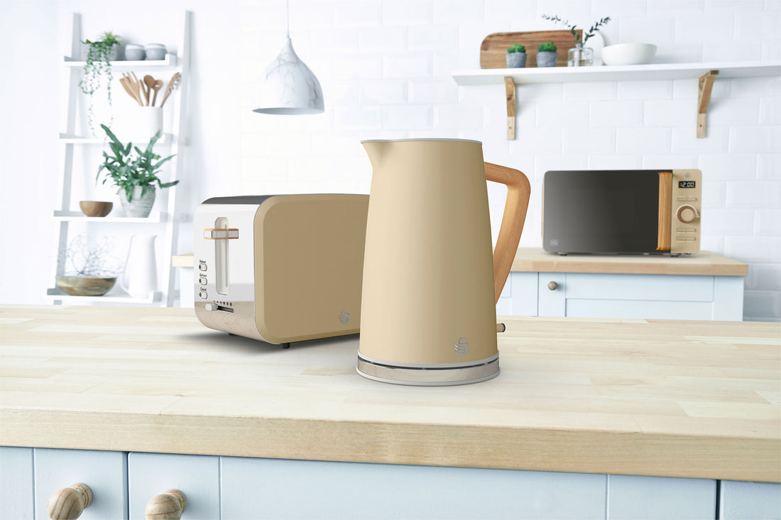 Swan Nordic Oatmeal Cordless Kettle