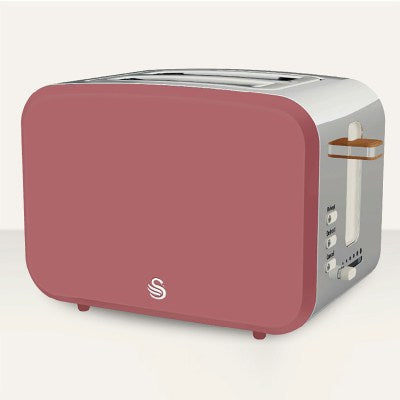 Swan Nordic 2 Slice Toaster - Fuchsia Rose