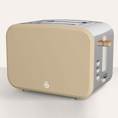 Swan Nordic 2 Slice Toaster - Oatmeal
