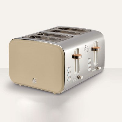 Swan Nordic 4 Slice Toaster - Oatmeal