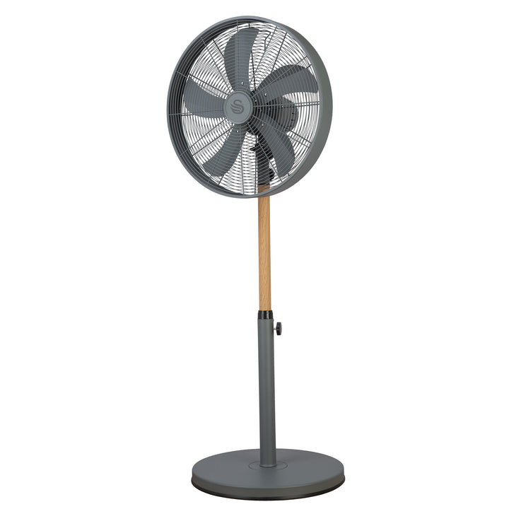Swan Nordic Slate Grey 40cm Pedestal Fan