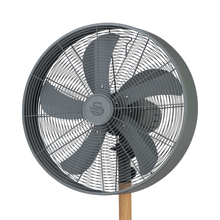 Swan Nordic Slate Grey 40cm Pedestal Fan