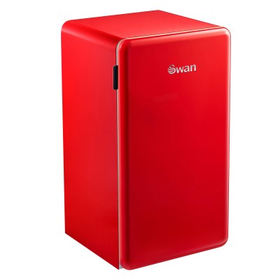 Swan Retro Bar Fridge - Red