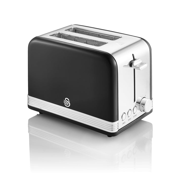 Retro Black 2 Slice Toaster