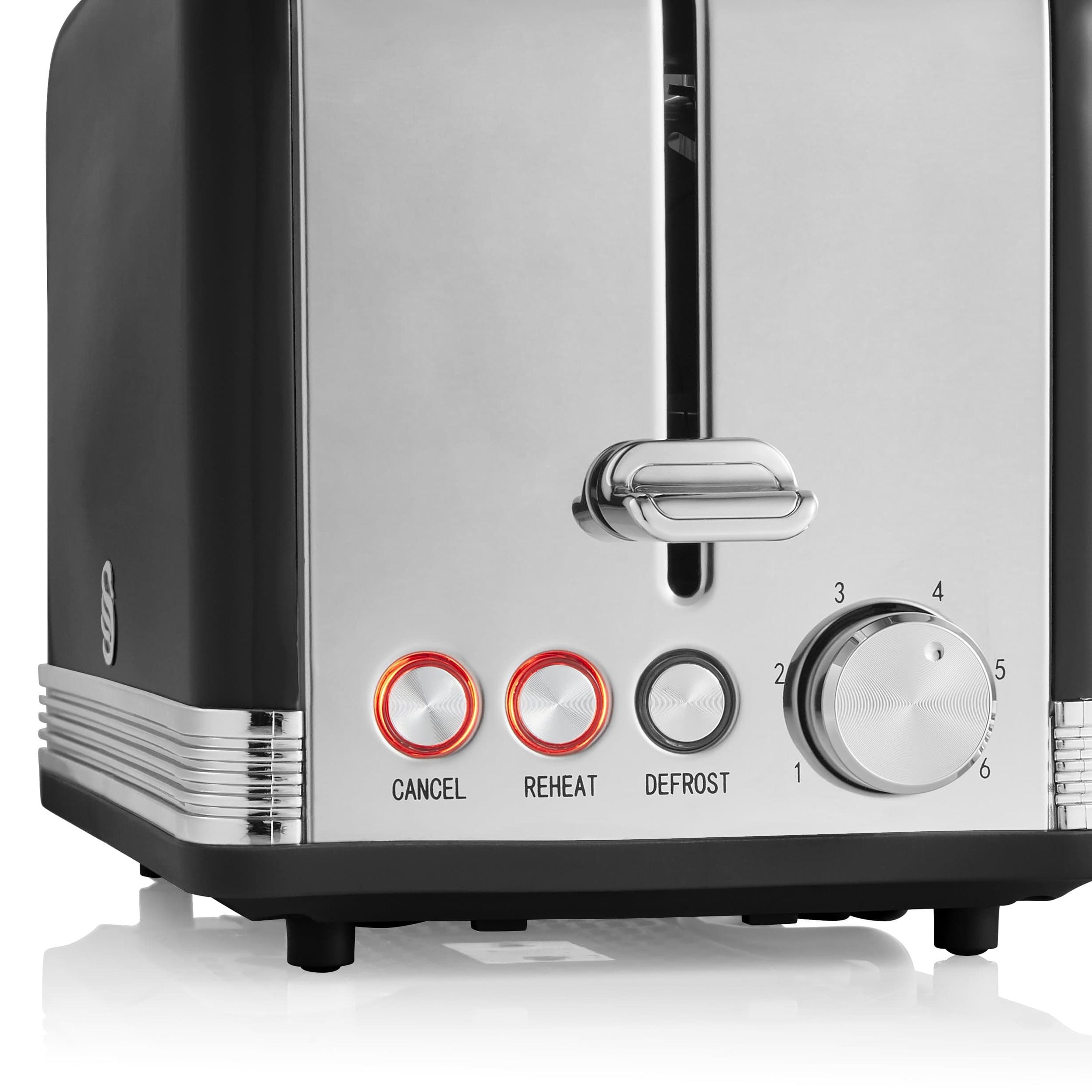 Retro Black 2 Slice Toaster