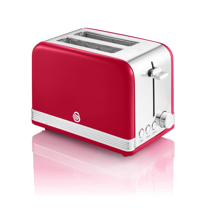 Retro Red 2 Slice Toaster