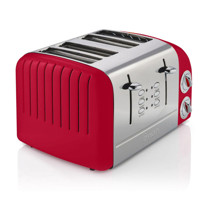 4 Slice Retro Red Toaster