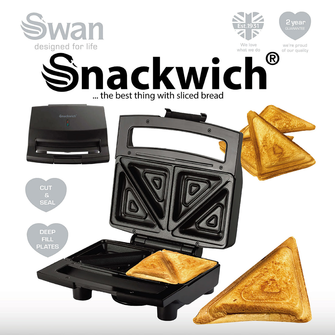 Swan Snackwich Maker