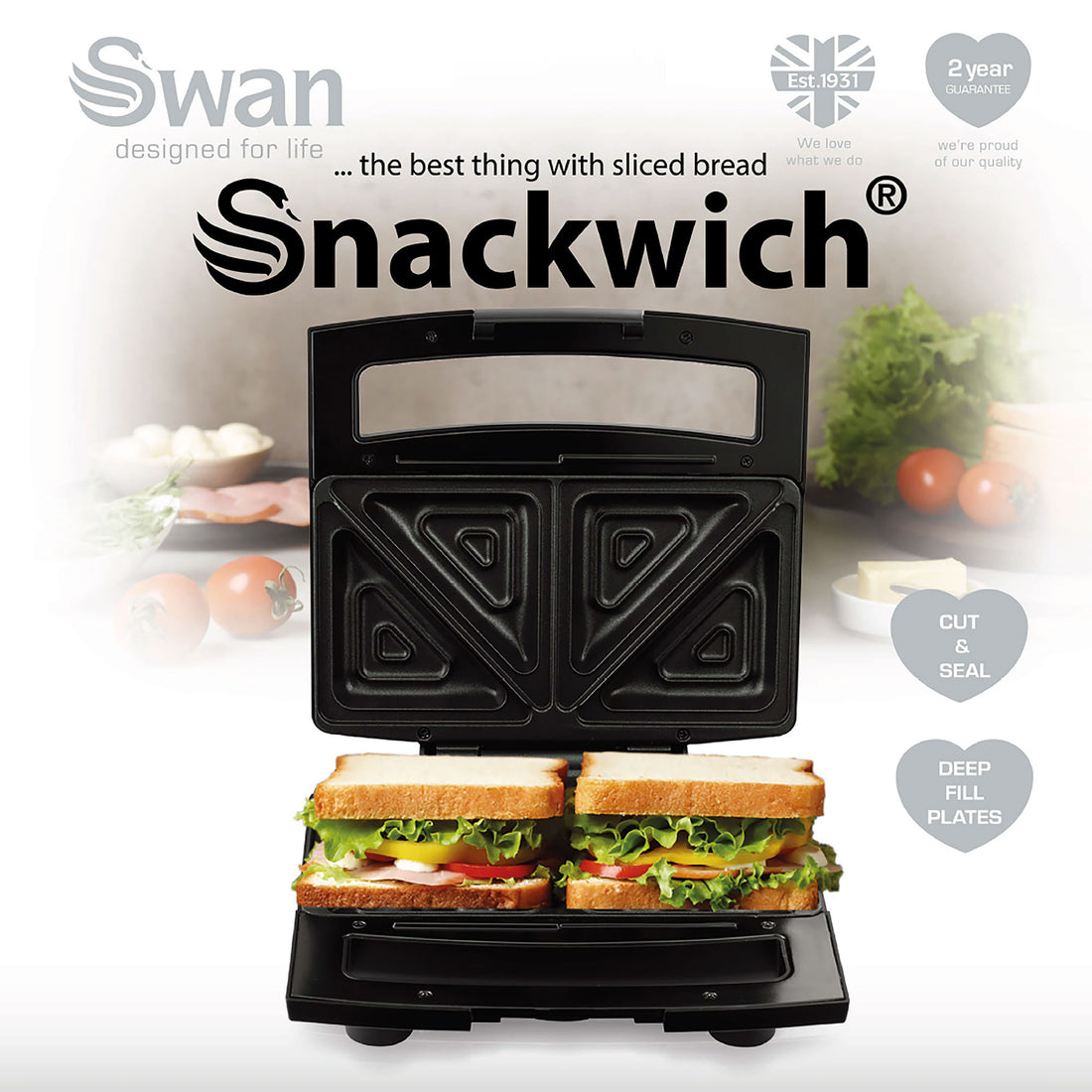 Swan Snackwich Maker
