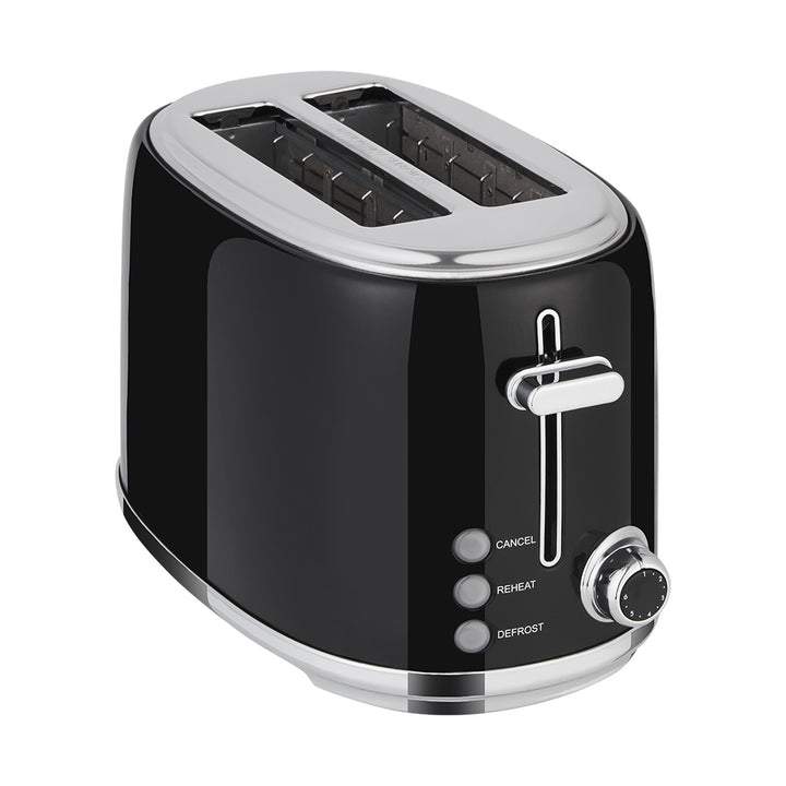 Swan Retro Toaster Glossy Black