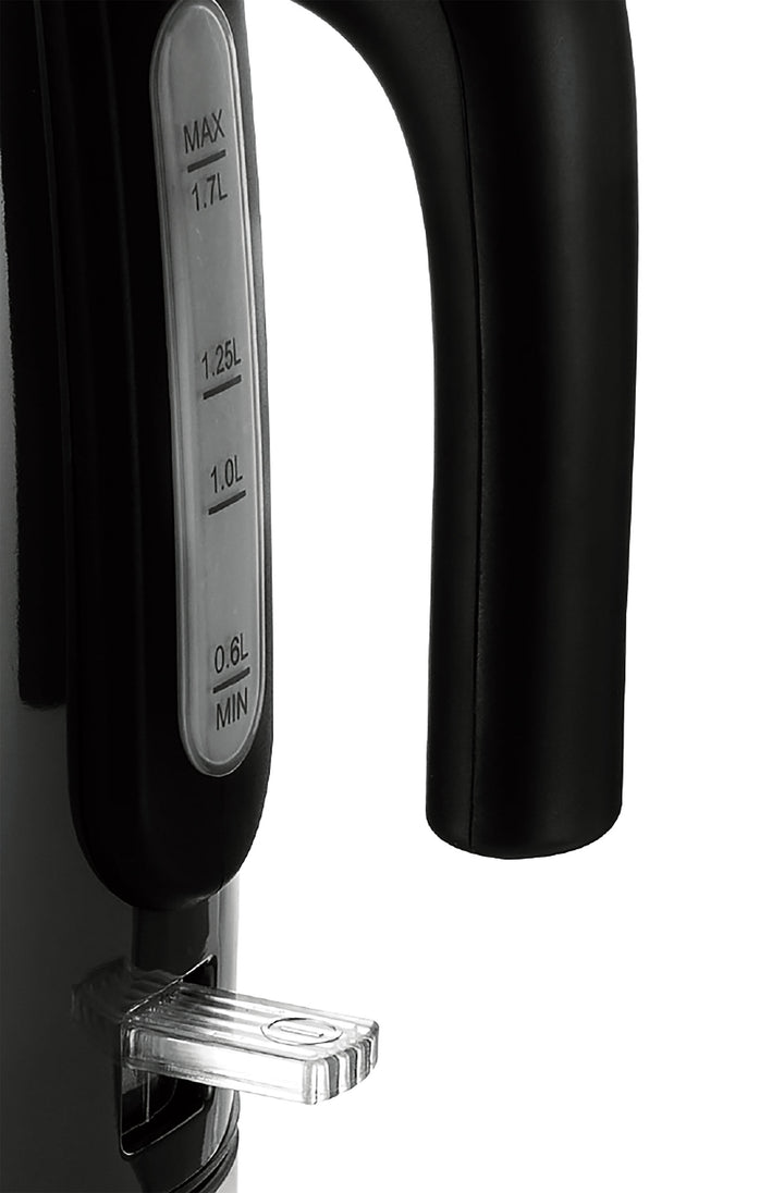 Swan Townhouse Stainless Steel Black 1,7 Litre Jug Kettle