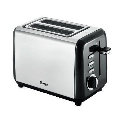 Swan Townhouse 2 Slice Black Toaster