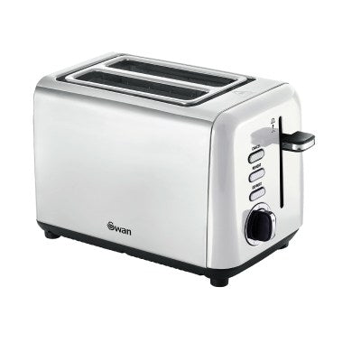 Swan Townhouse 2 Slice Pearl White Toaster