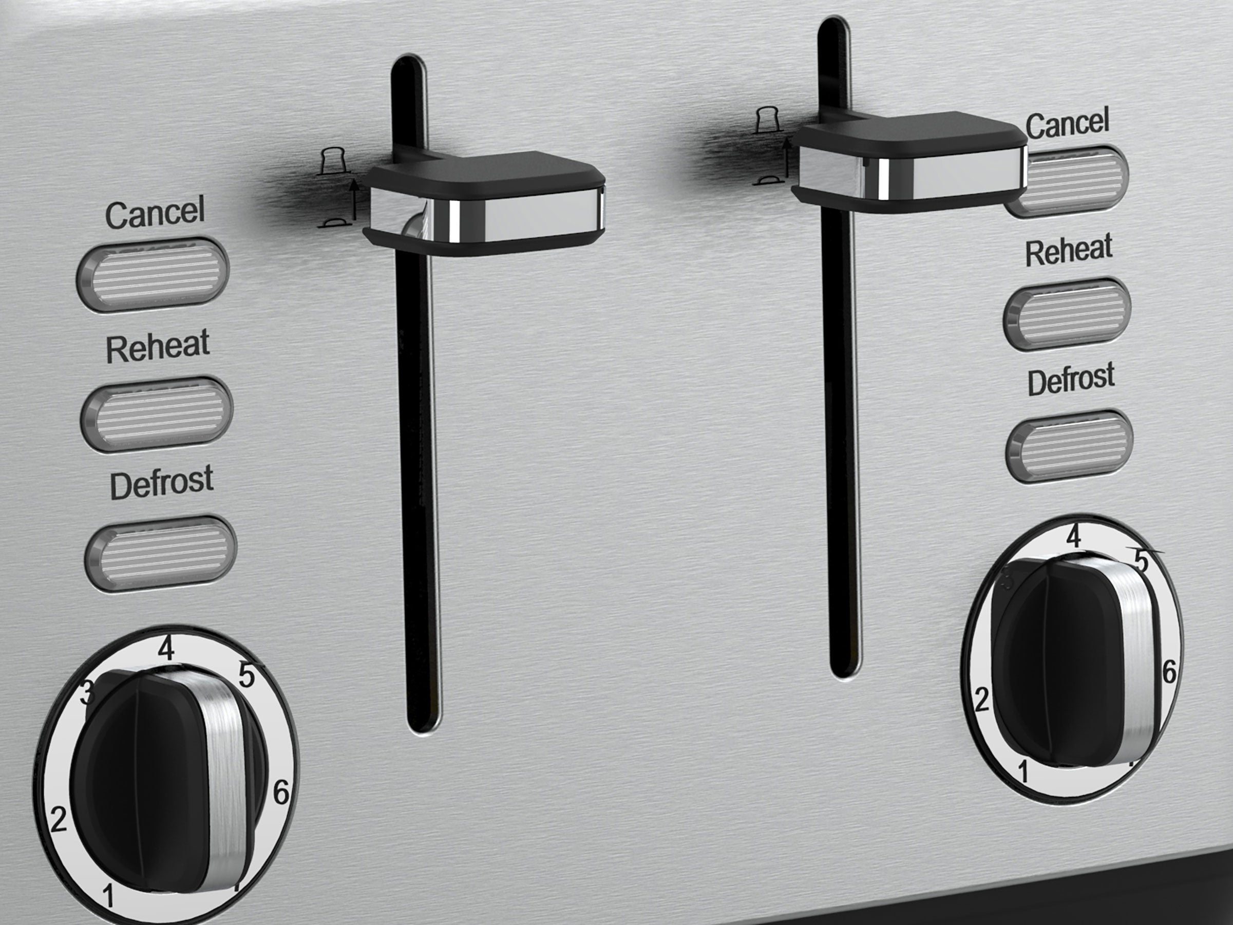 Swan Townhouse Stainless Steel Silver 4 Slice Toaster