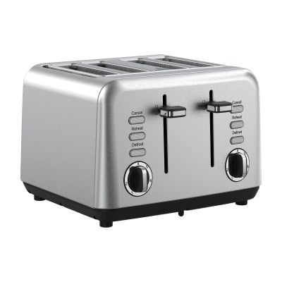 Swan Townhouse 4 Slice Stainless Steel Toaster